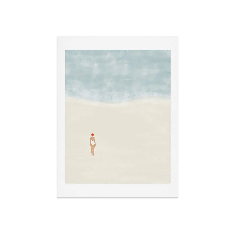 Alone with the Sea Art Print