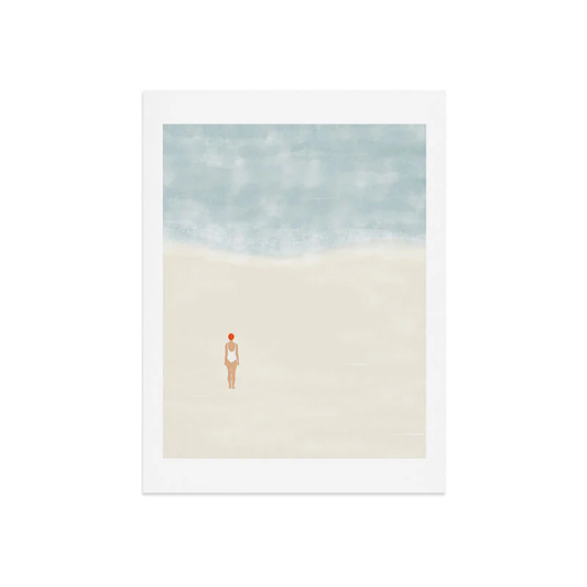 Alone with the Sea Art Print