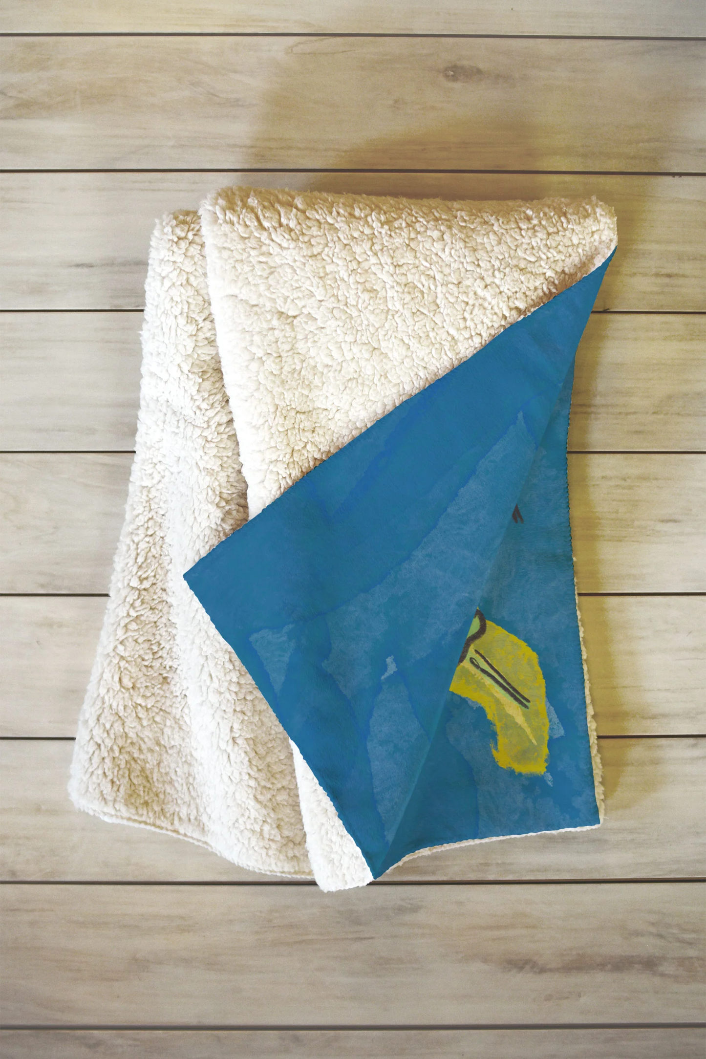 Flowers on Captiva Sherpa Throw Blanket - Heavyweight