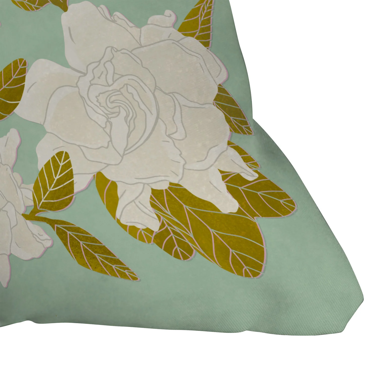 Gardenias Throw Pillow
