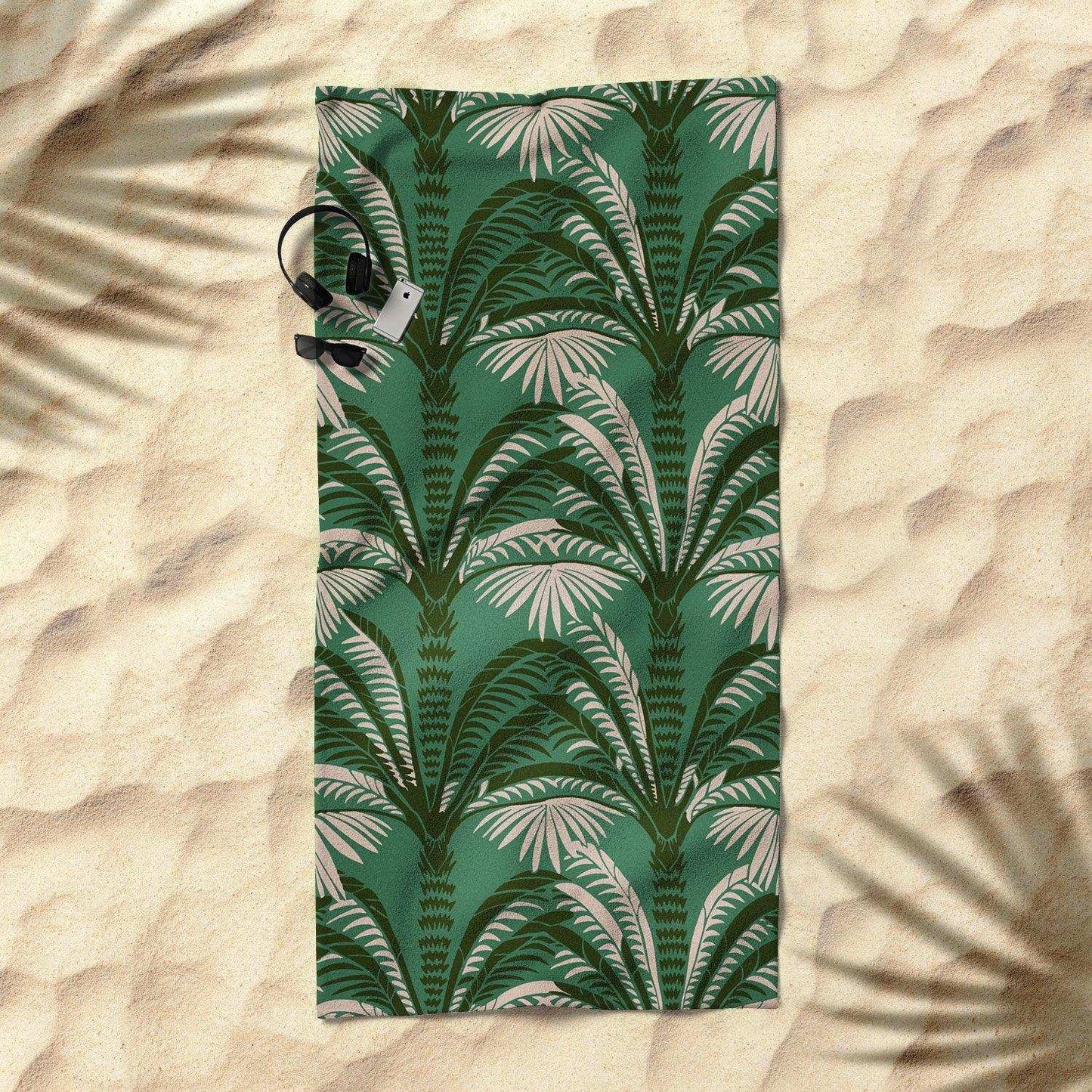 Oasis Jade Beach Towel