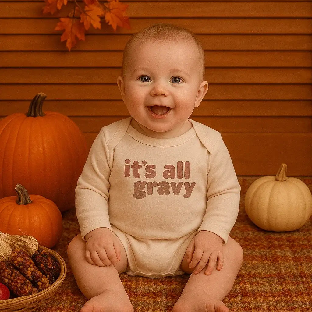 graphic bodysuit | all gravy (long sleeve)