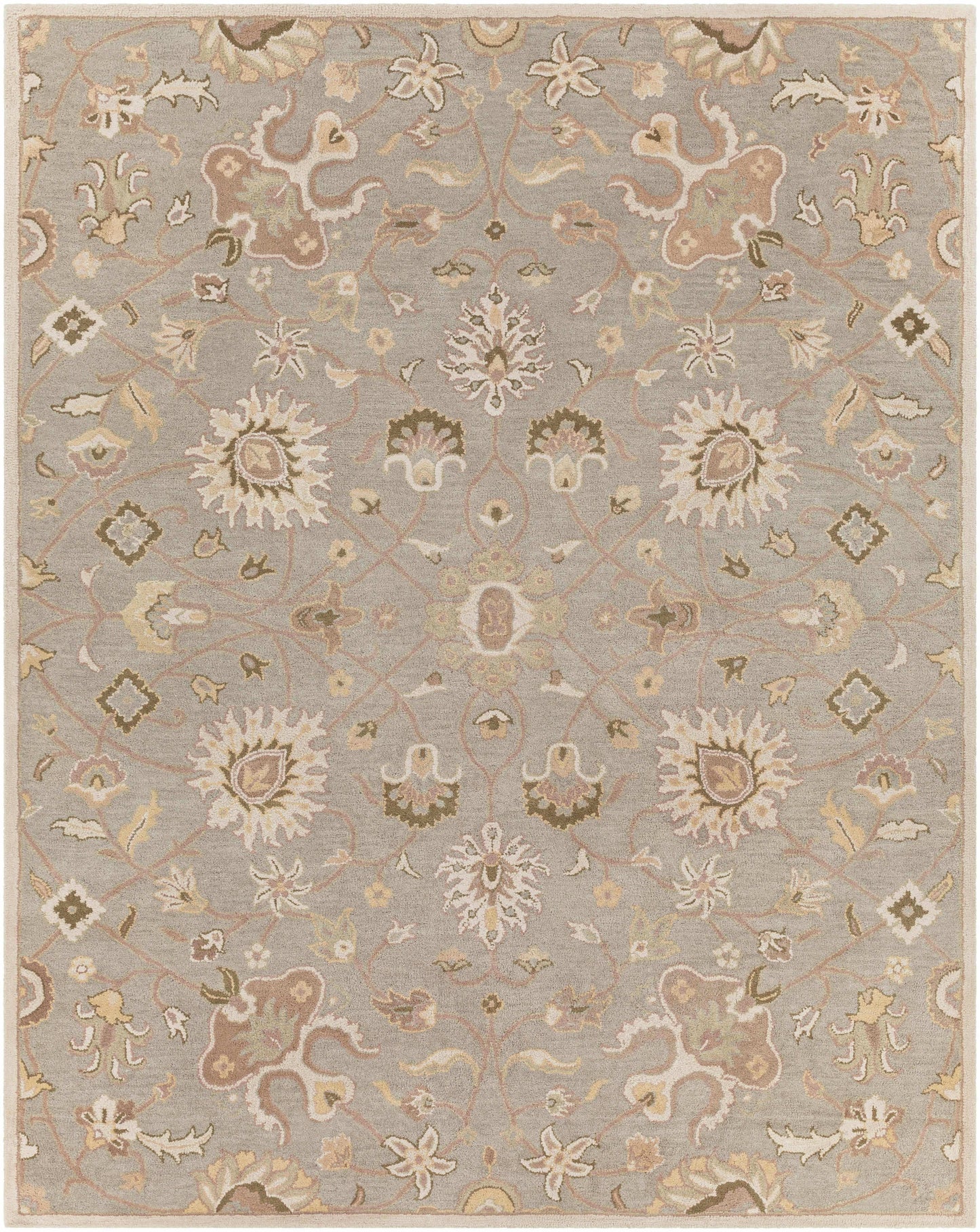 Logville Hand Tufted Light Olive 1121 Area Rug