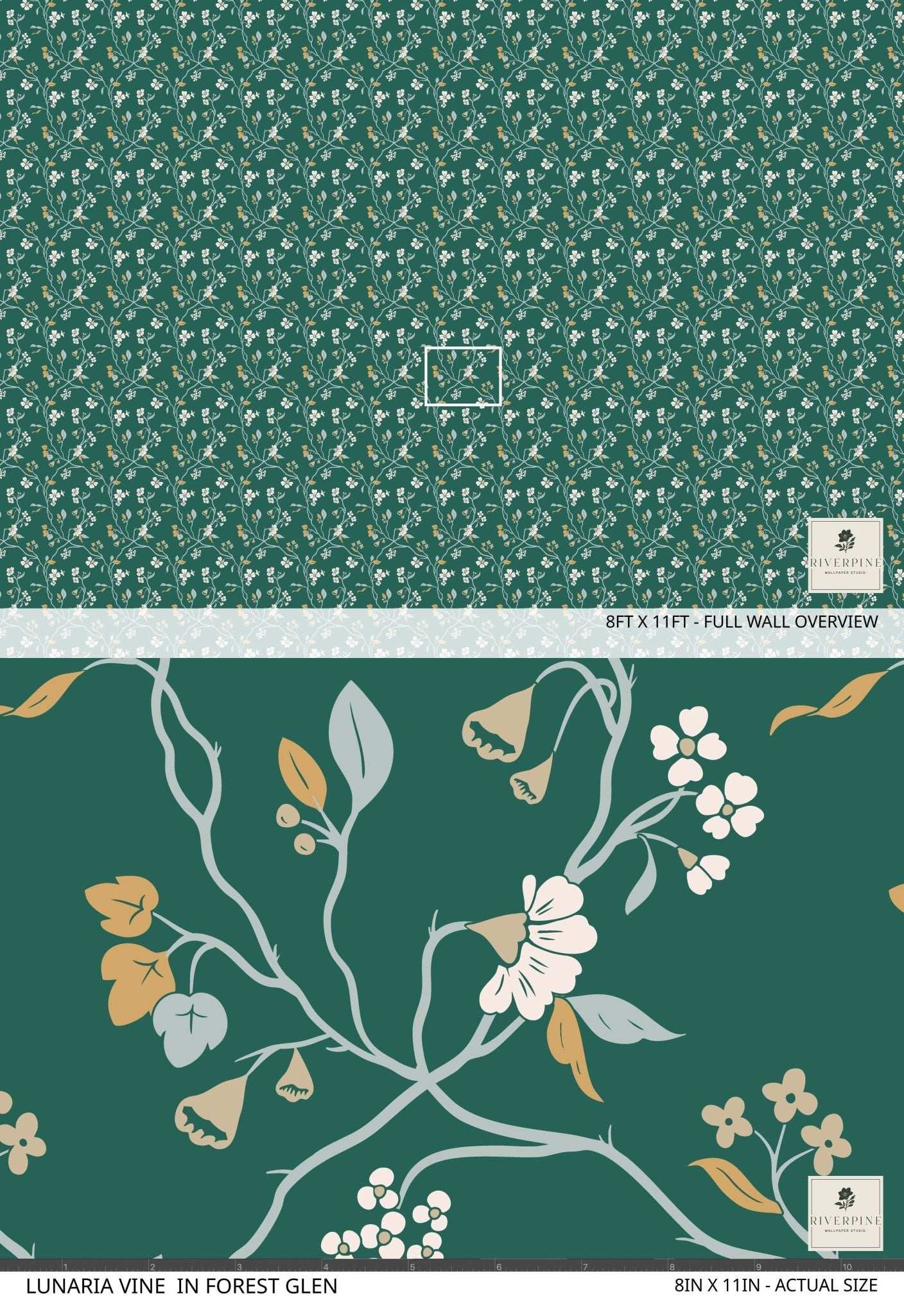 Lunaria Vine Wallpaper in Forest Glen