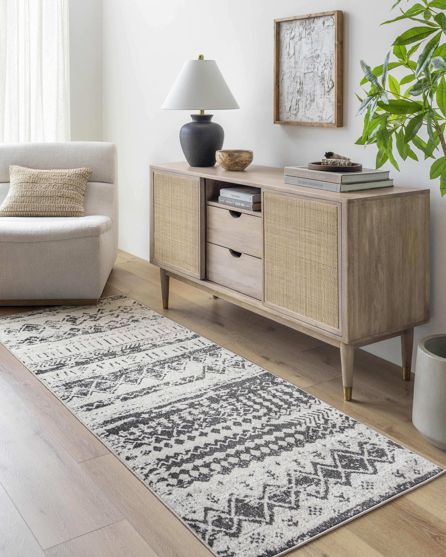 Lyssons Washable Area Rug