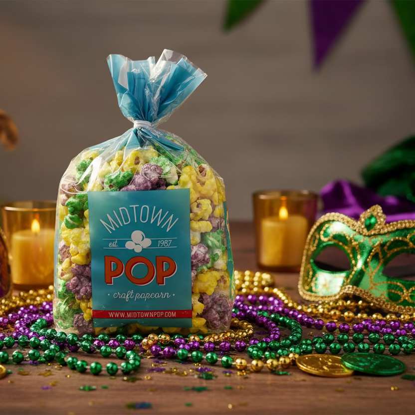 Mardi Gras ⚜️ Confetti Gourmet Popcorn