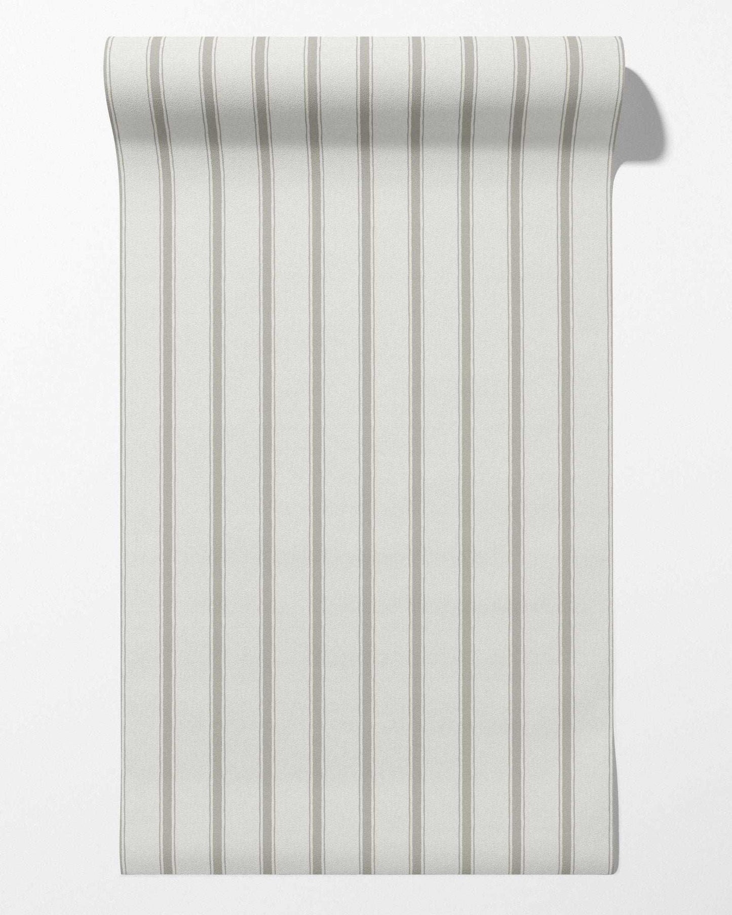 Moulding Line Wallpaper in Cool Taupe
