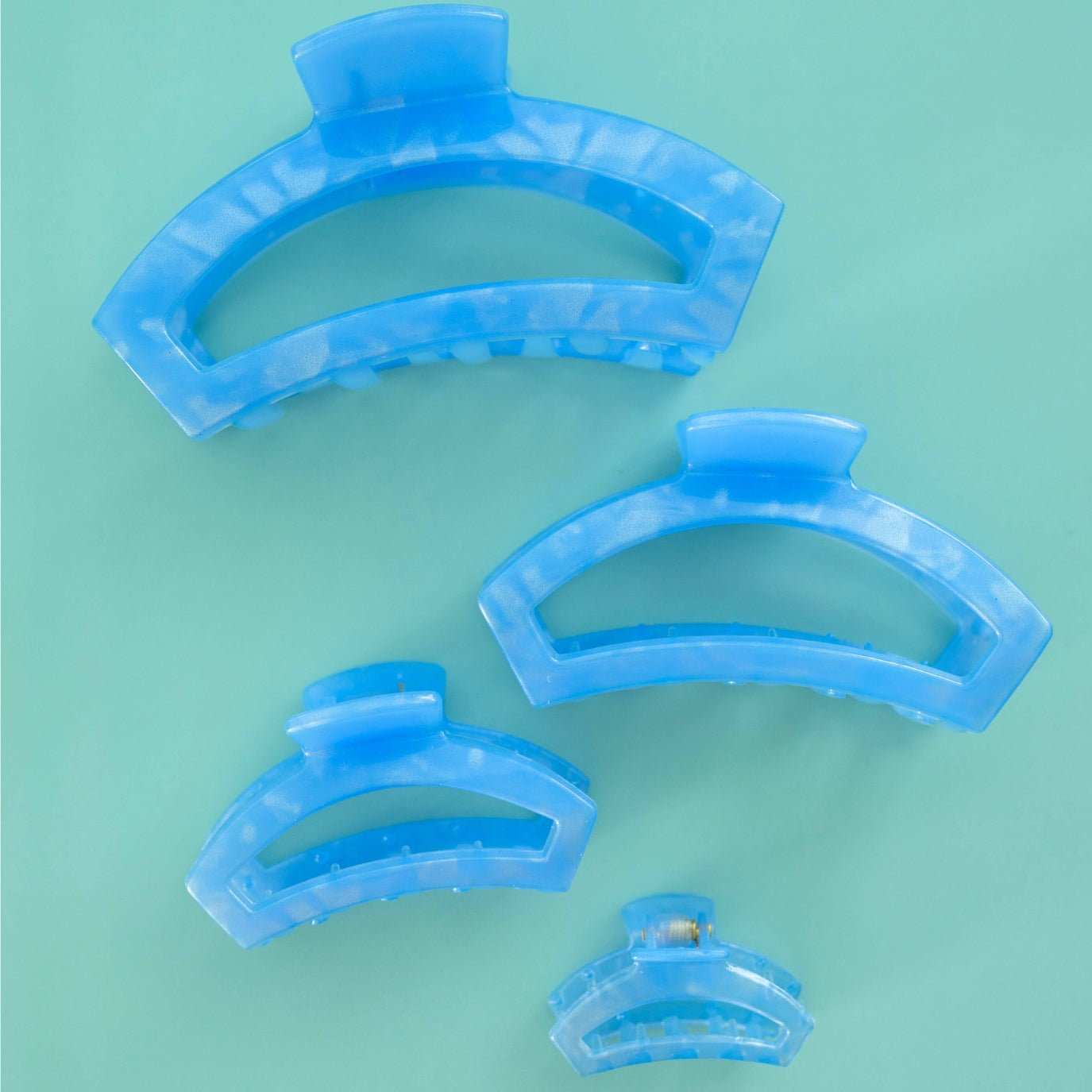 Open Blue Lagoon Medium Hair Clip