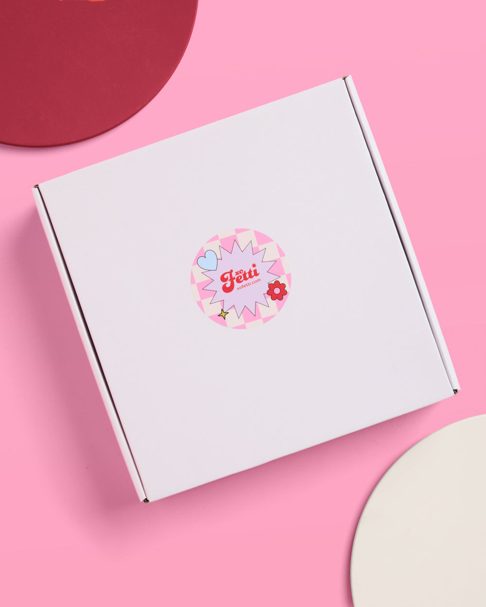 Pinkmas Wreath - iridescent mini wreath