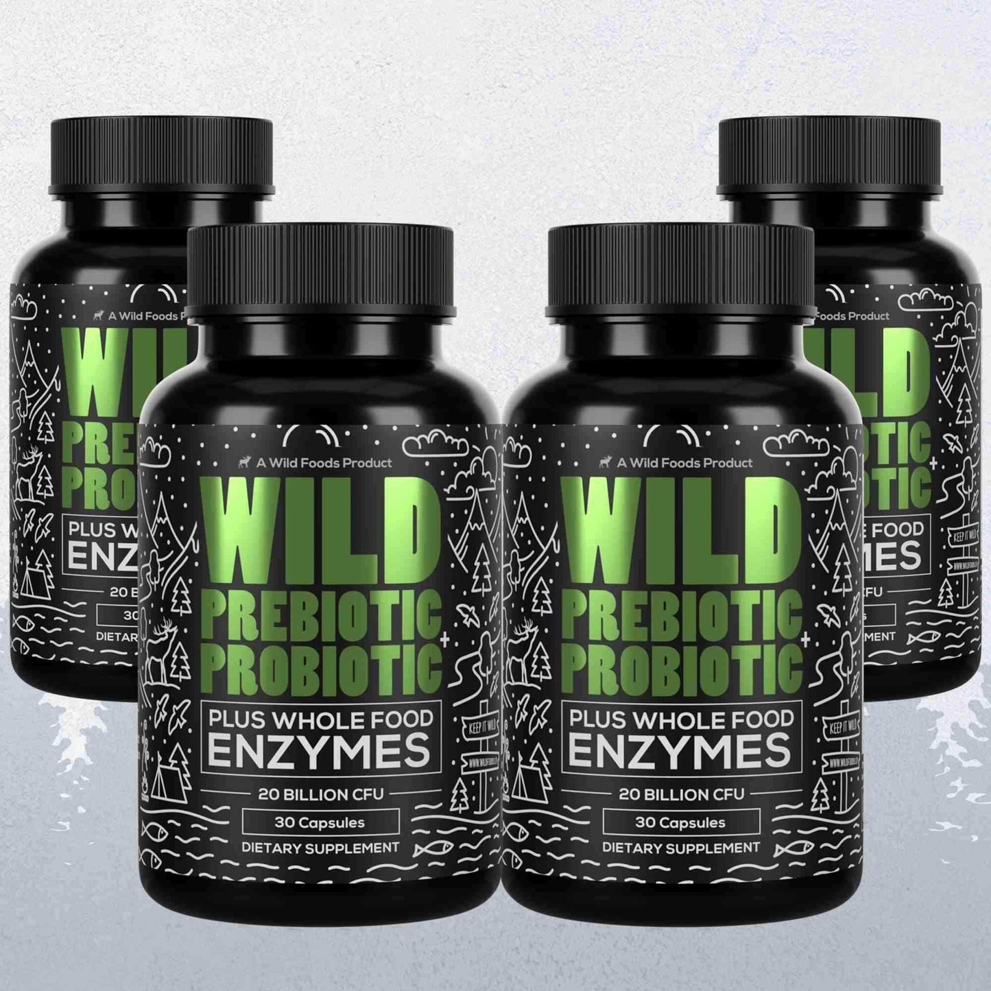 Prebiotics & Probiotics, 30 servings – Gut Health & Digestion Support