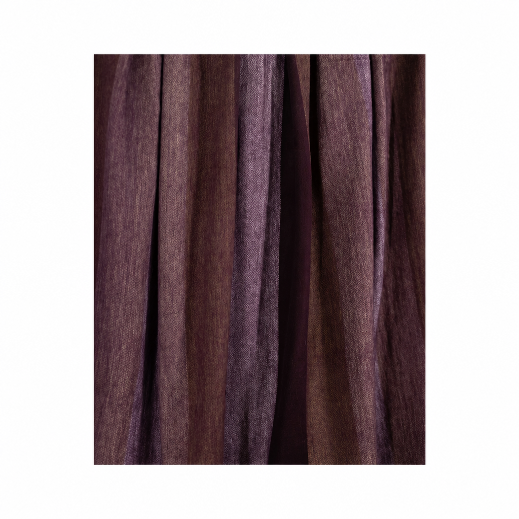 Handwoven Alpaca Throw Blanket | Deep Purple | Nawi Collection