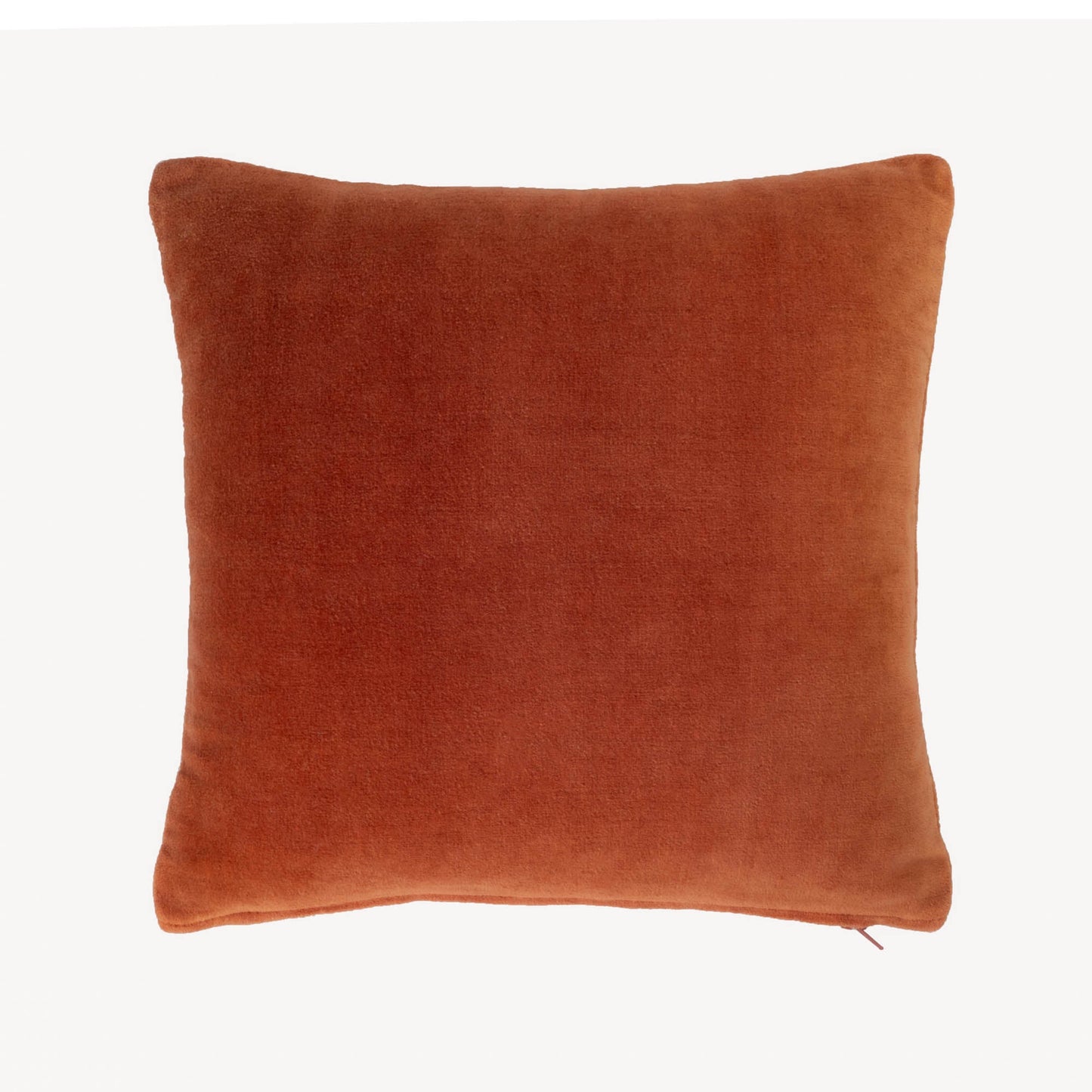Red Bee Silk Velvet Throw Pillow Cover, 12"X12"