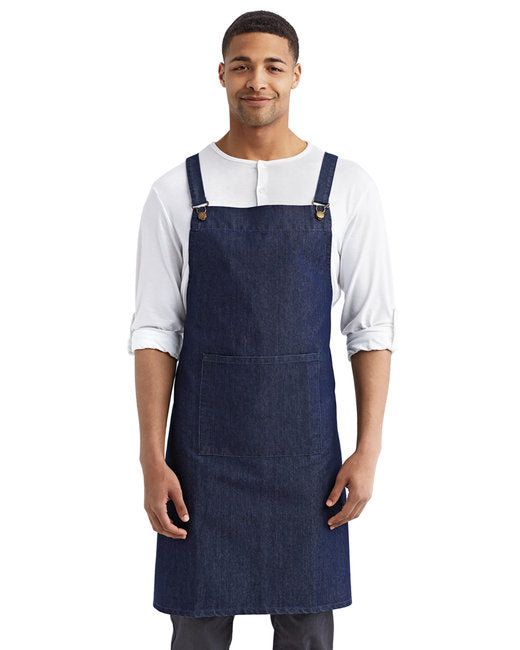 Apron Indigo Denim Cross-back