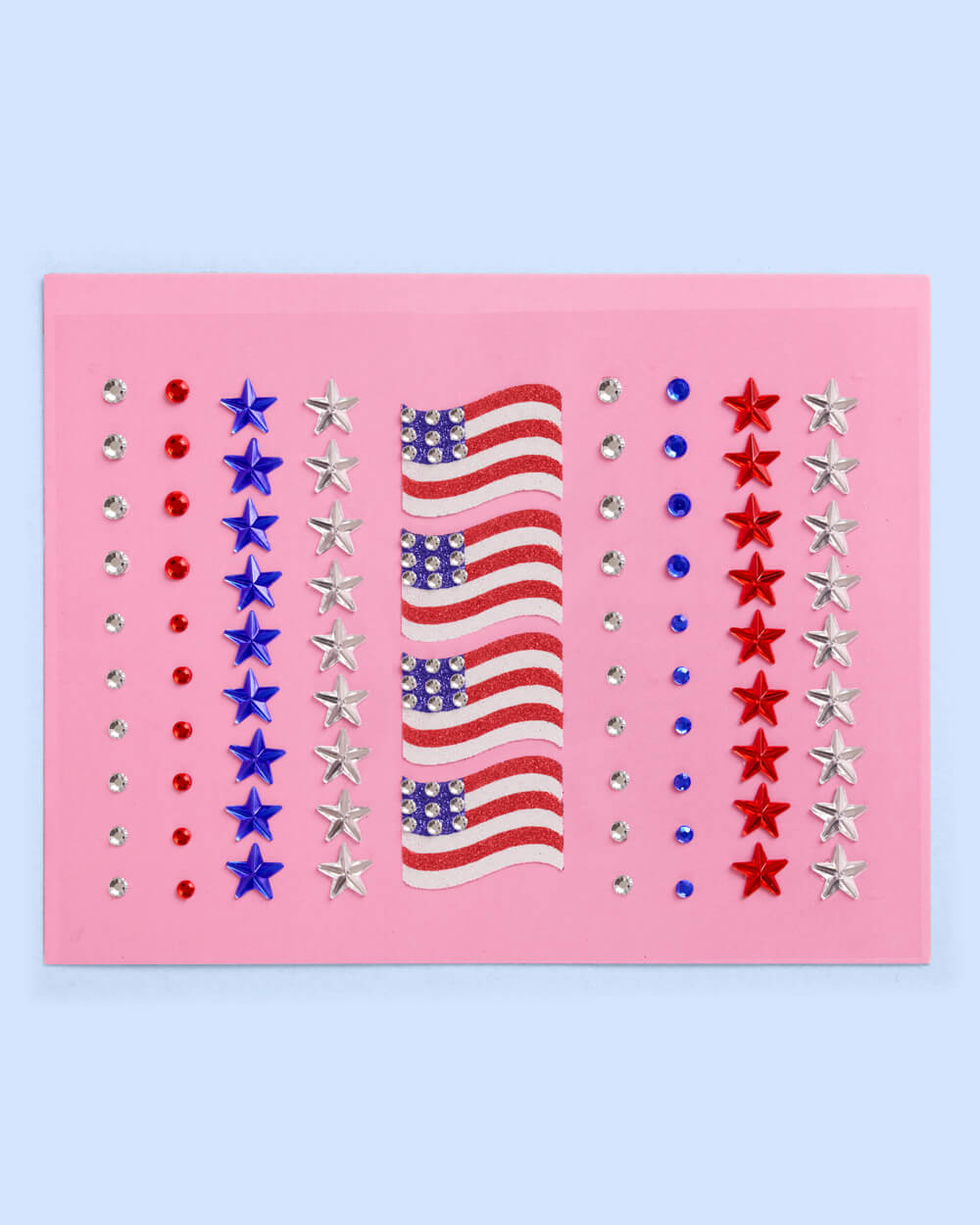 Americana Girl Gem Set - 80 adhesive face gems