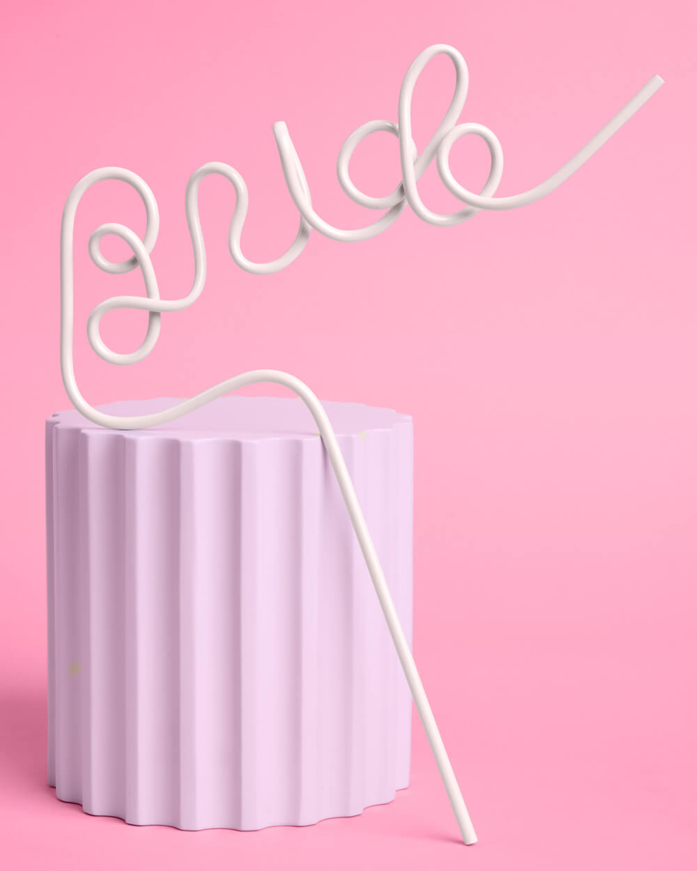 Classic Bride Straw - XL white Bride straw