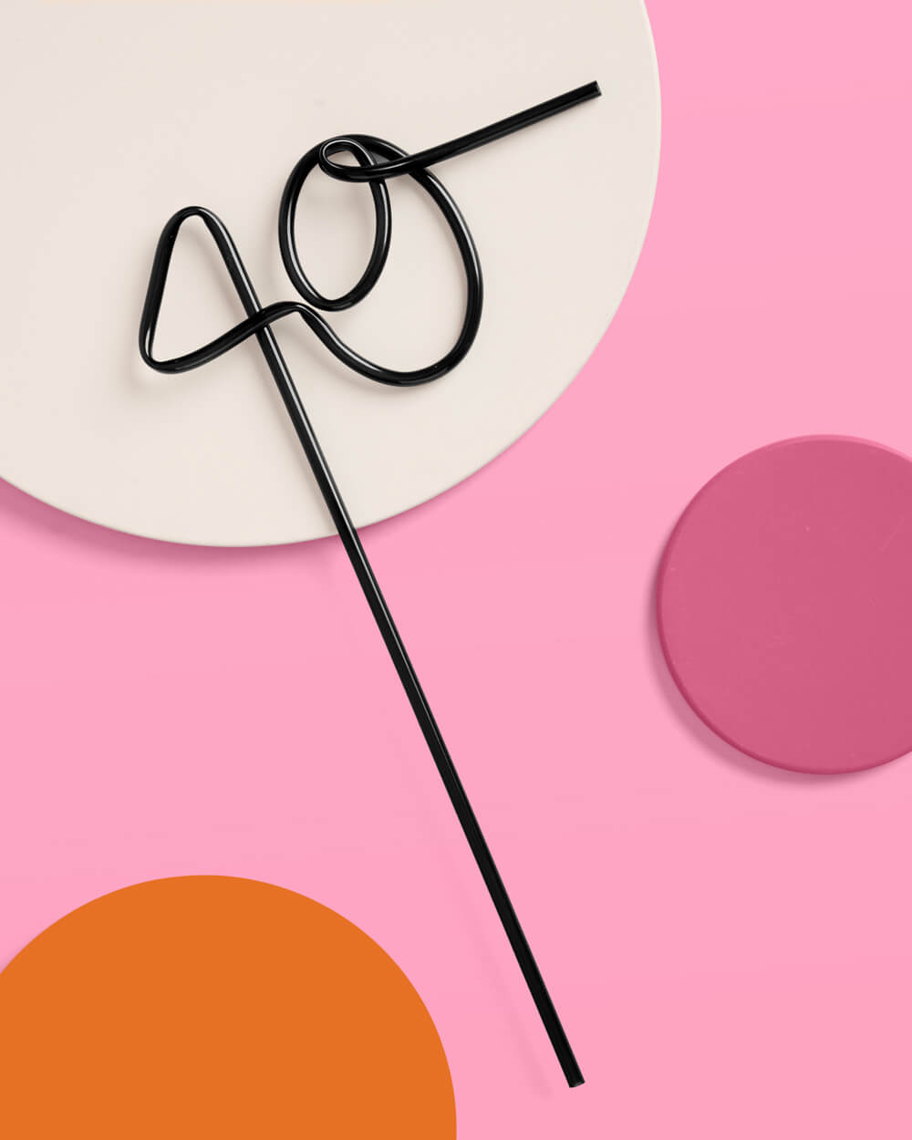 40 XL Straw - matte black straw