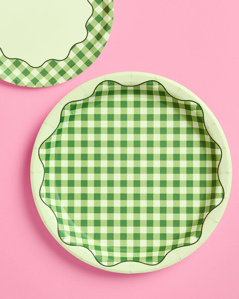 Christmas Cottage Plates - 10 paper plates, 9in