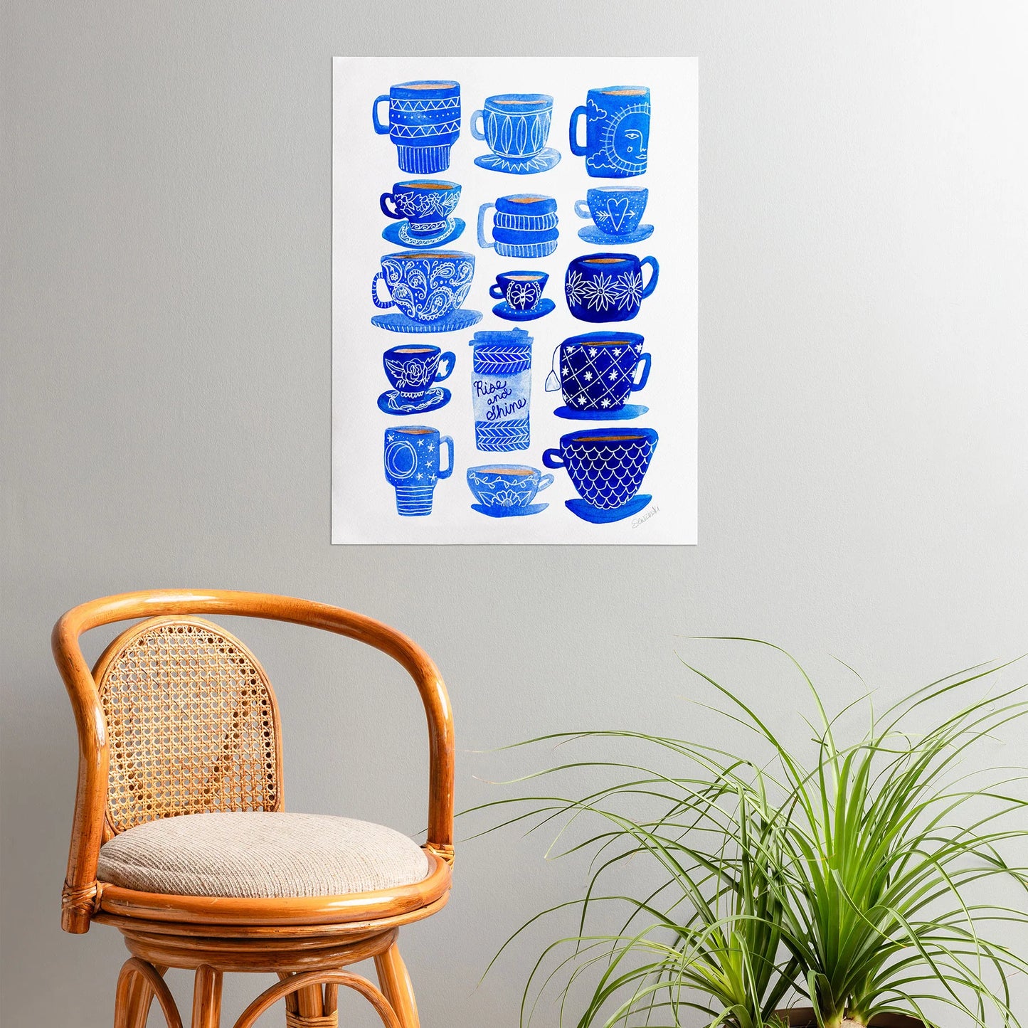 Tea and Coffee Poster Art