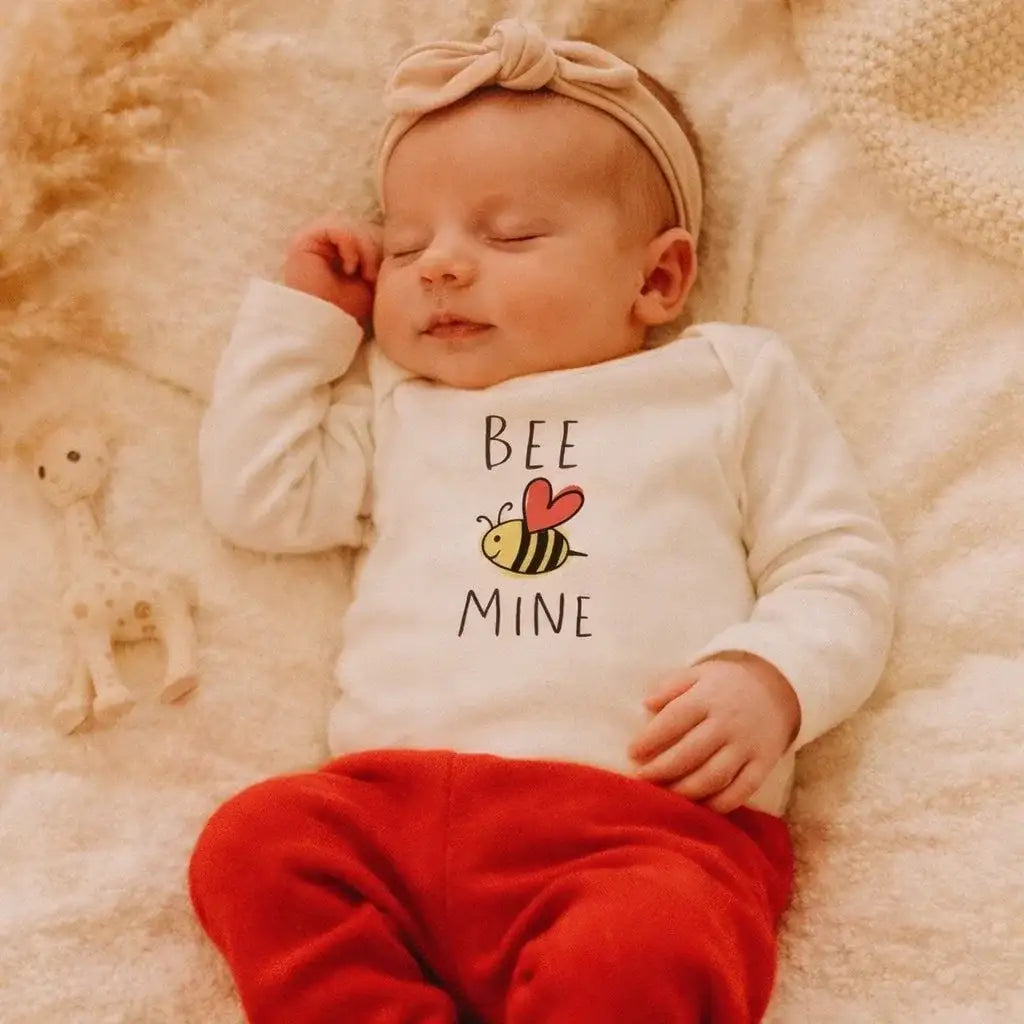 long sleeve graphic bodysuit | bee mine