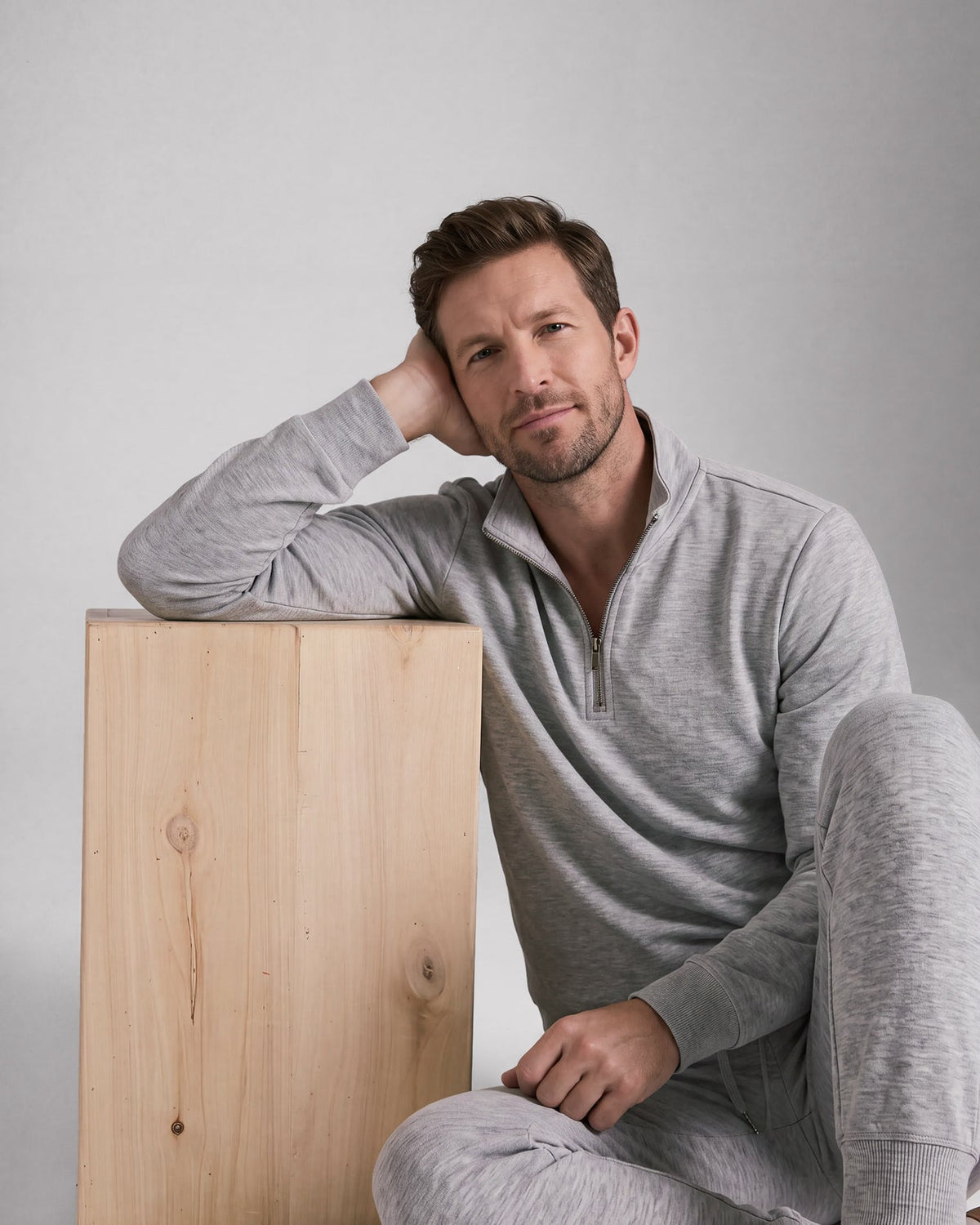 Cloud Jersey Unisex Quarter Zip Sweatshirt
