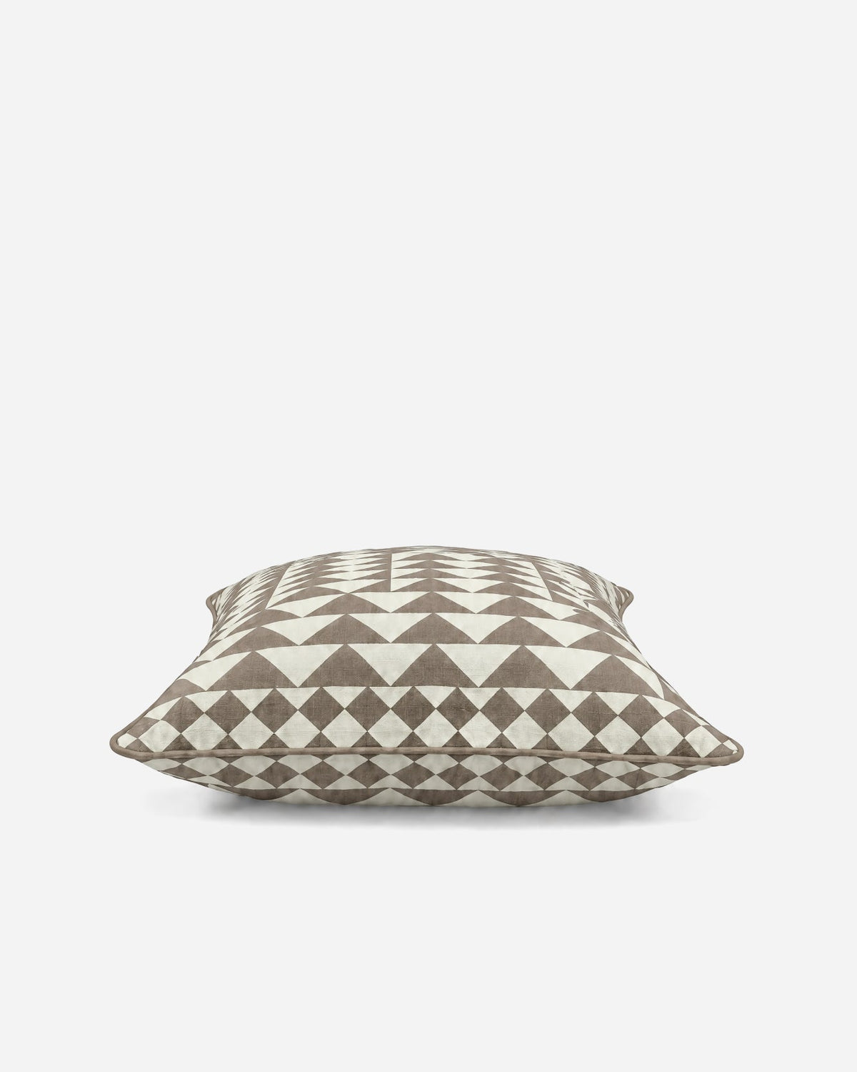 Triangle Grid Large Throw Pillow