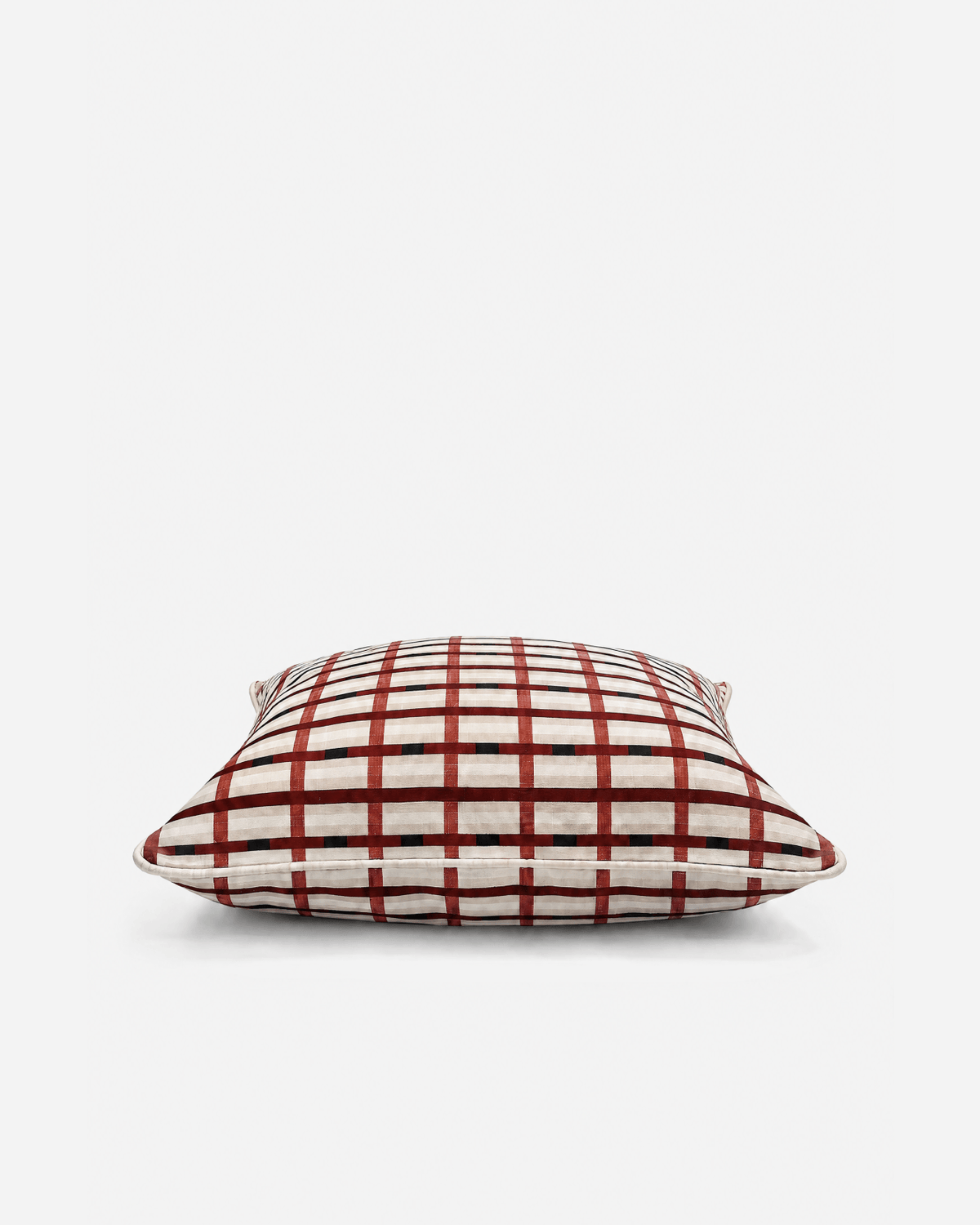 Woven Grid Large Throw Pillow