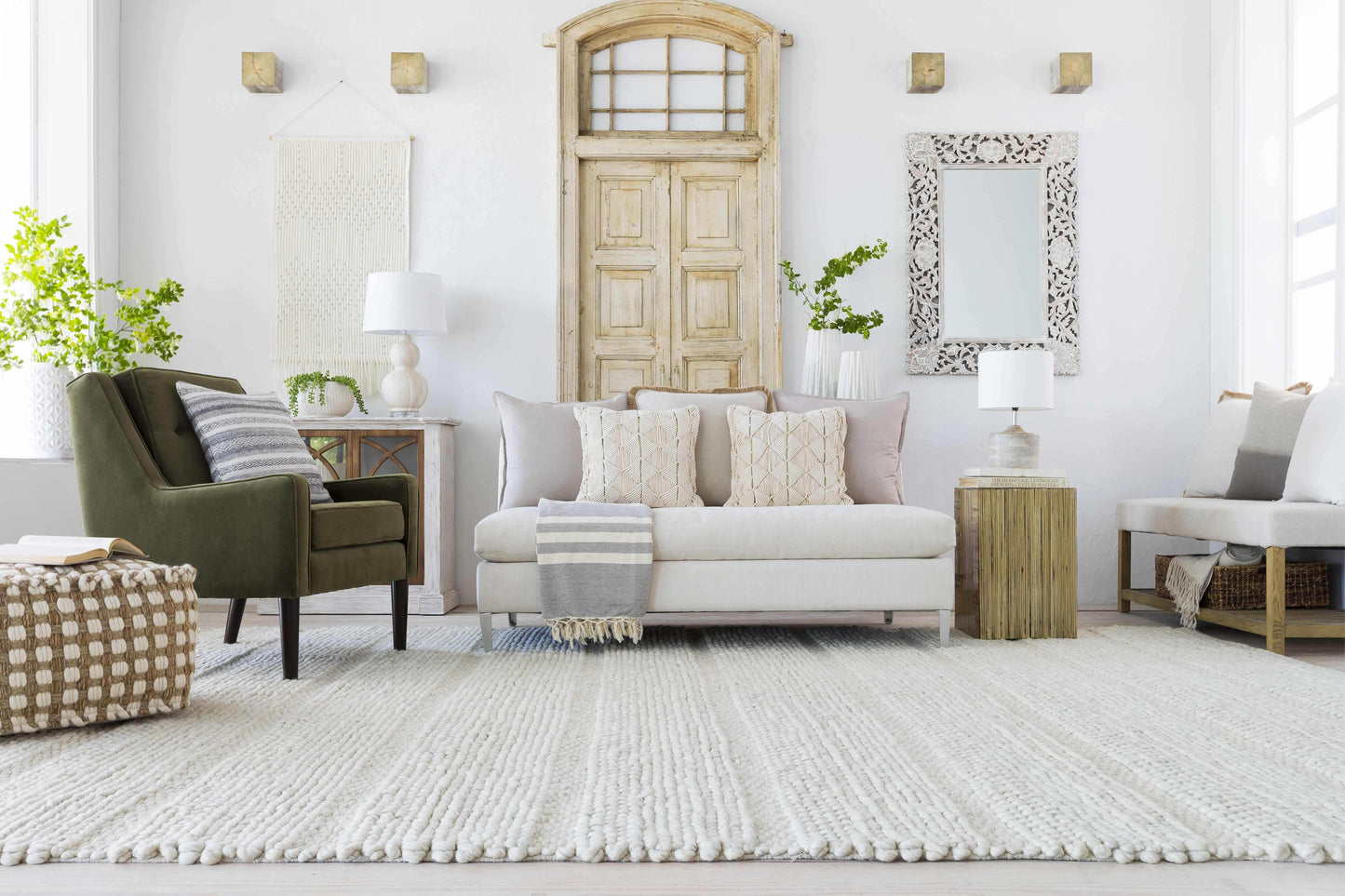 Brookneal Pouf - Clearance