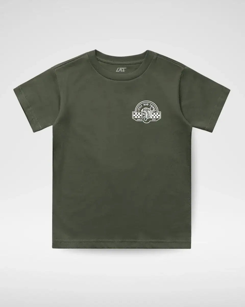 TIL DEATH DO WE RIDE TEE - OLIVE