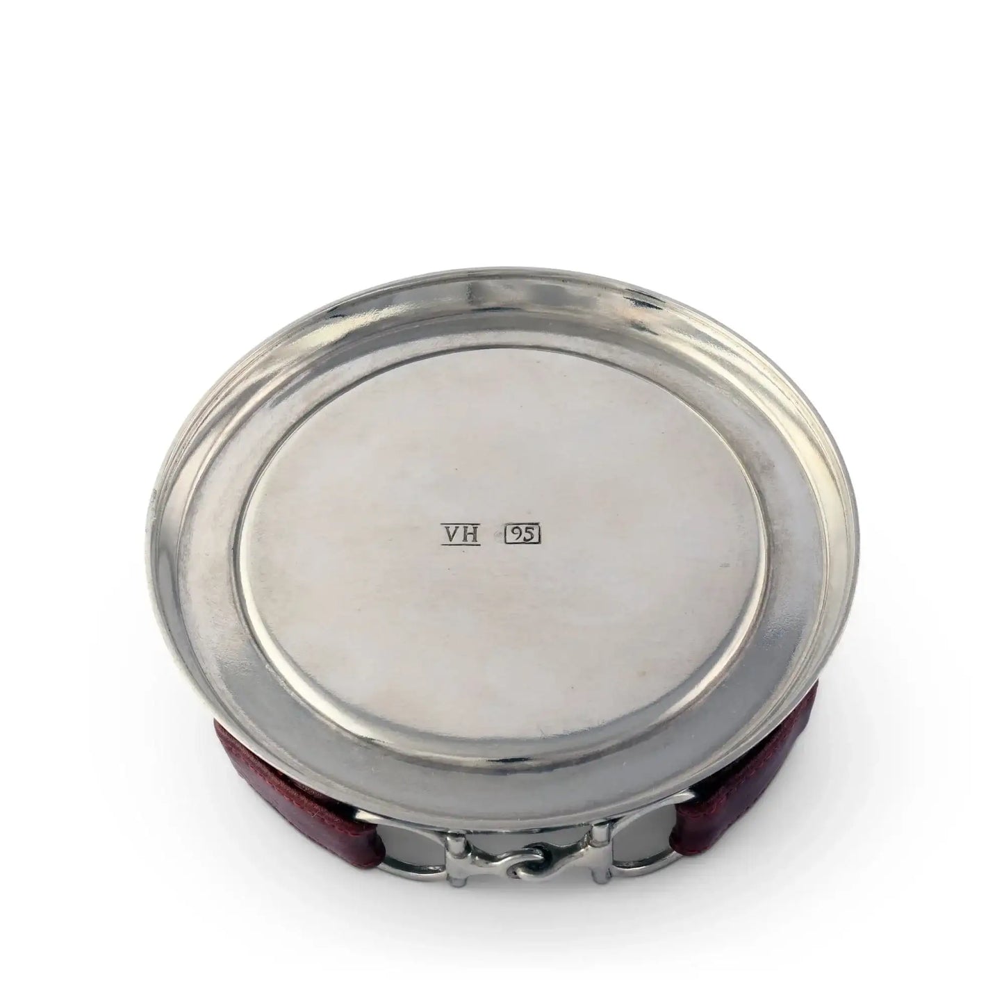 Equestrian Horse Bit Leather Wine Coaster