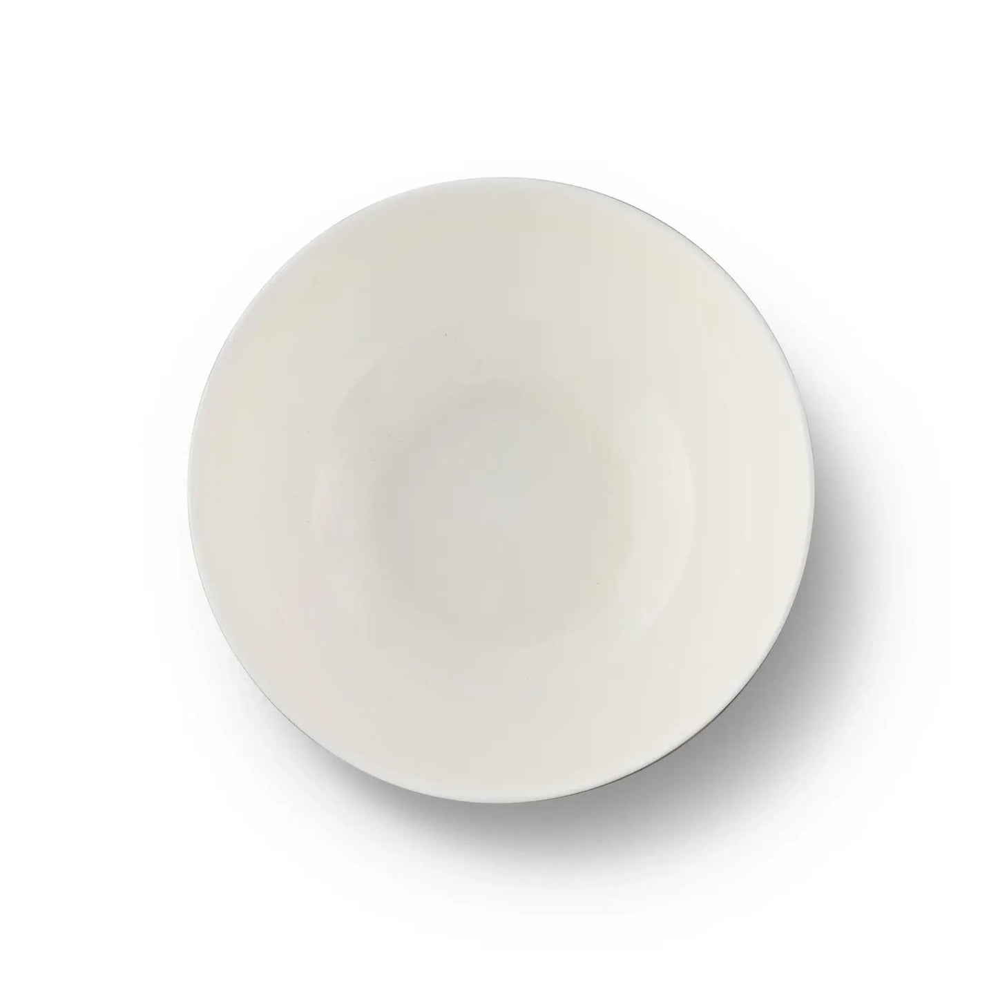 Pewter Bit Bone China Round Cereal Bowl Platinum Rim