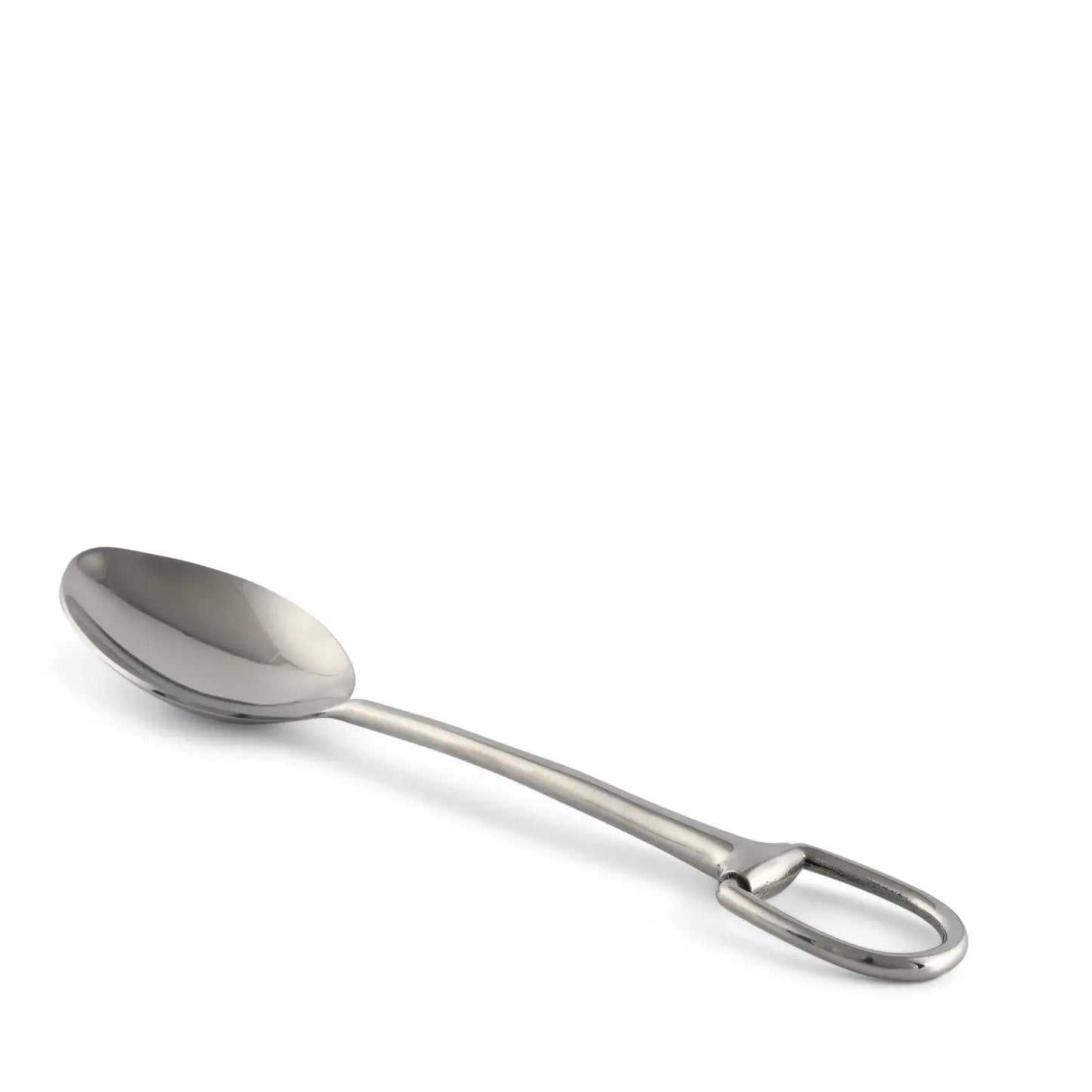 Stirrup Serving Spoon - Stainless Steel Matte Silver