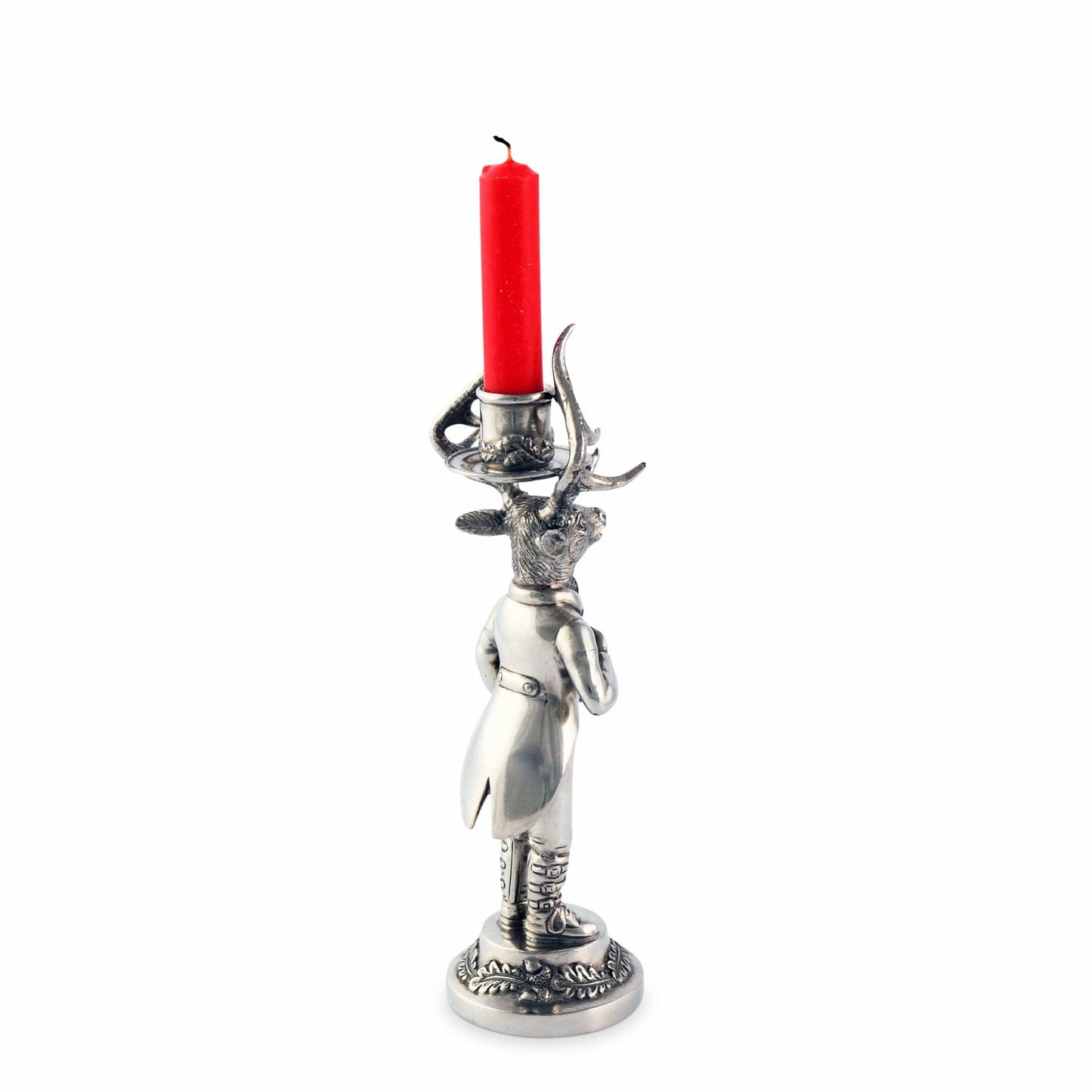 Gentleman Elk Short Candlestick