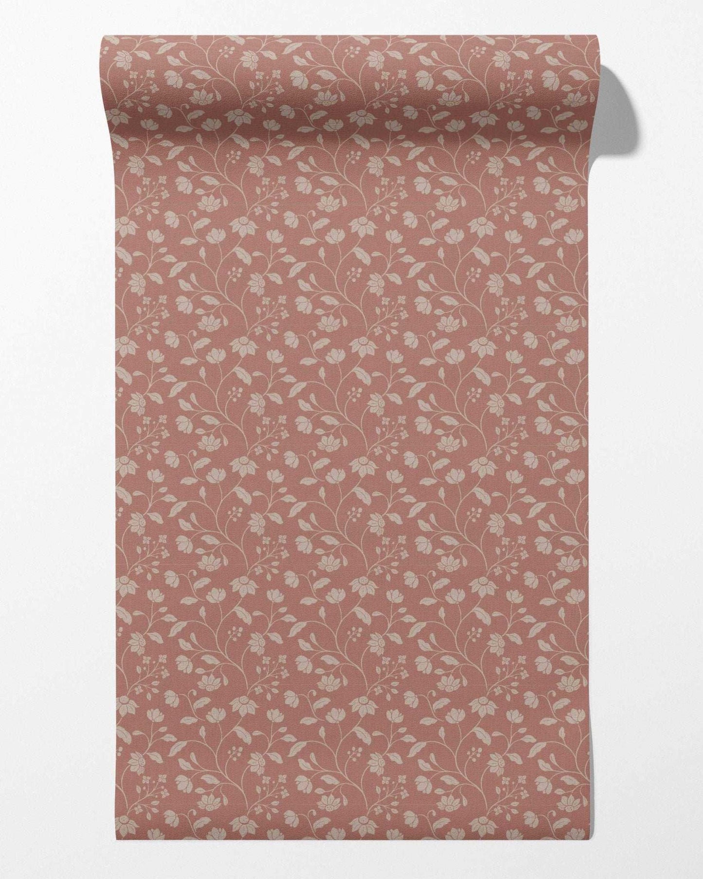 Wild Geranium Wallpaper in Blush Rose