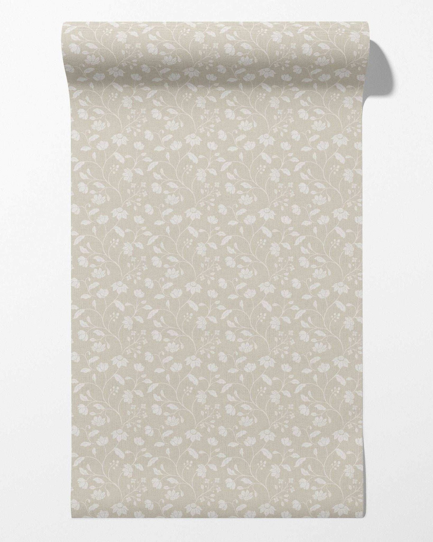 Wild Geranium Wallpaper in Linen Wash