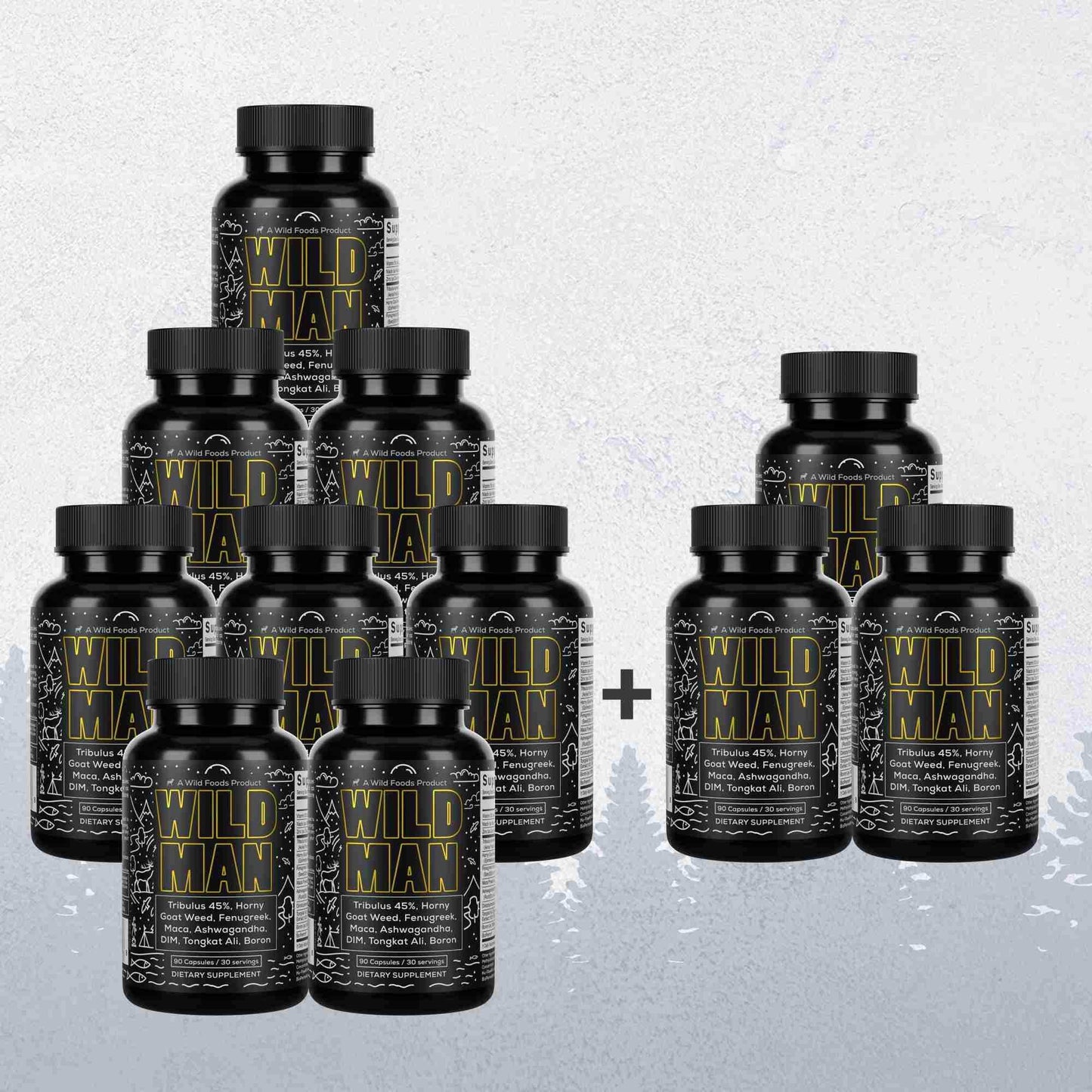 Wild Man Herbal Stack – Male Hormone Balance & Performance