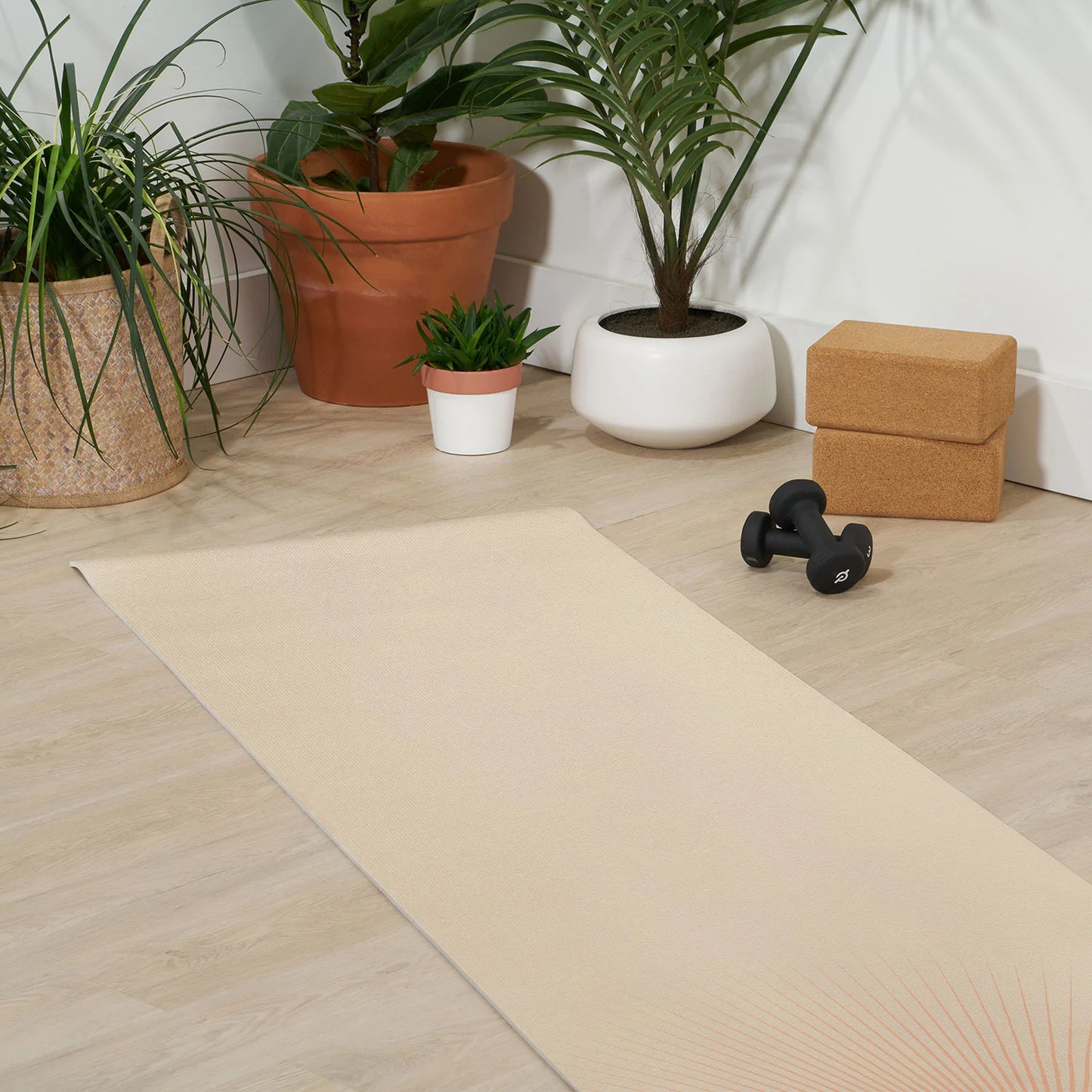 Valley Sunset Coral Yoga Mat