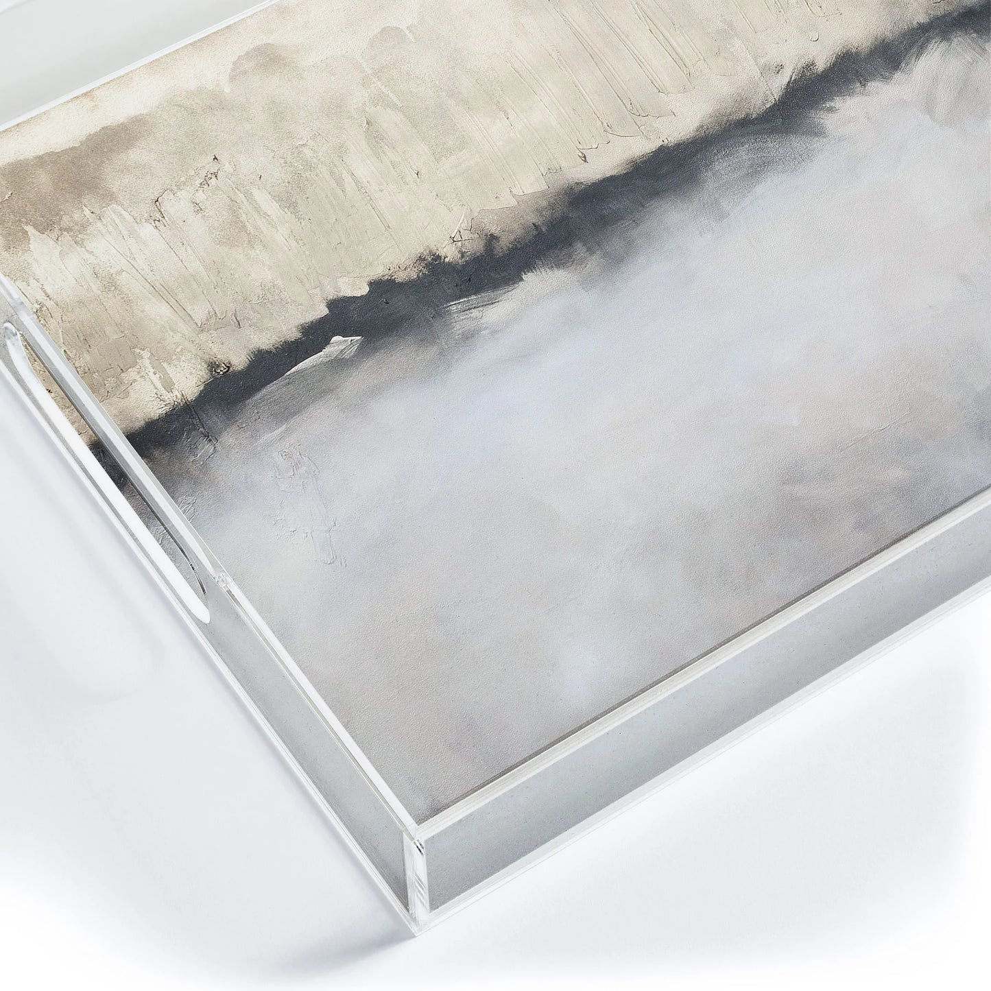 Decadent Morning Acrylic Tray - Medium w/Handles