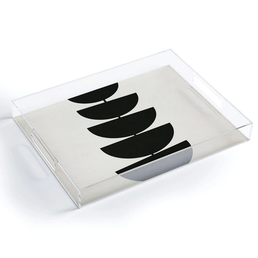 Stem Acrylic Tray - Medium w/Handles