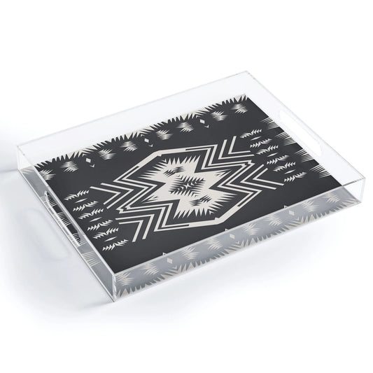Colorado Onyx Acrylic Tray - Medium w/Handles