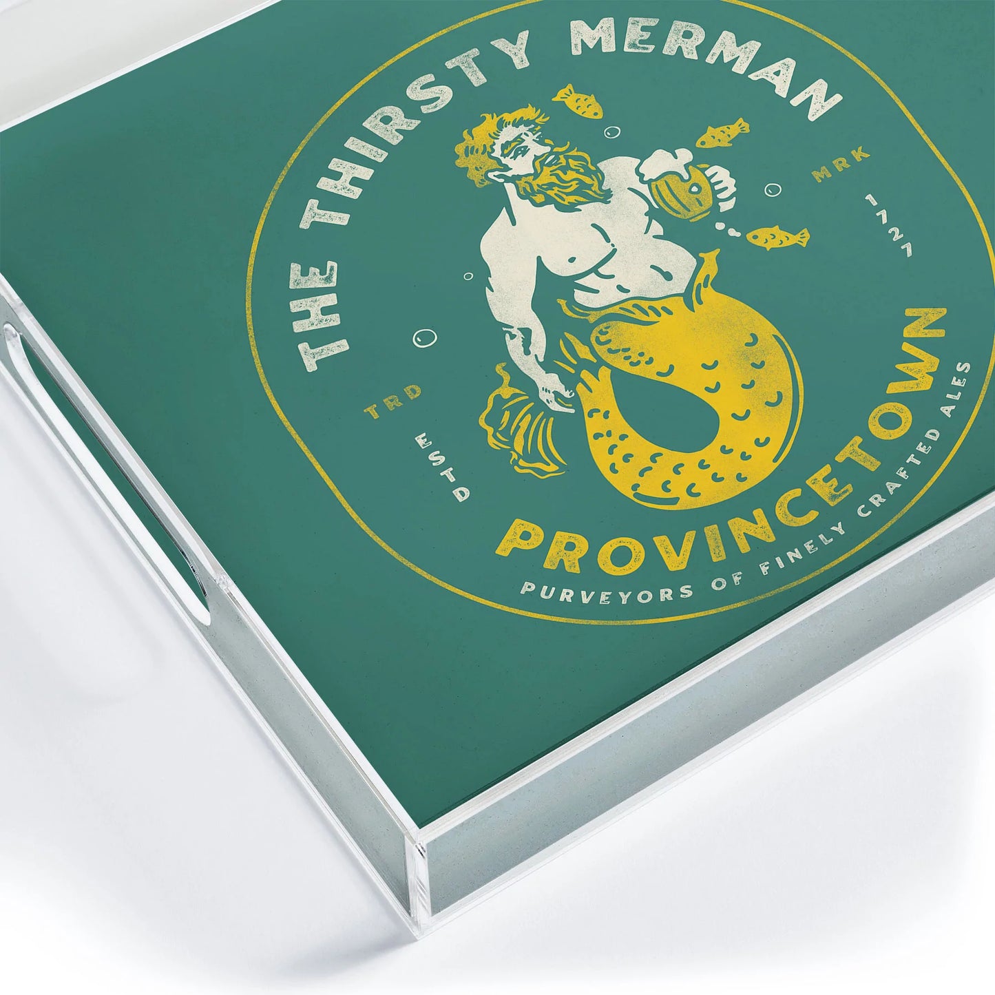 Thirsty Merman Acrylic Tray - Medium w/Handles