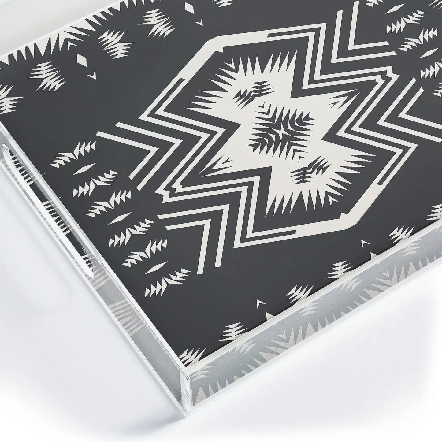 Colorado Onyx Acrylic Tray - Medium w/Handles