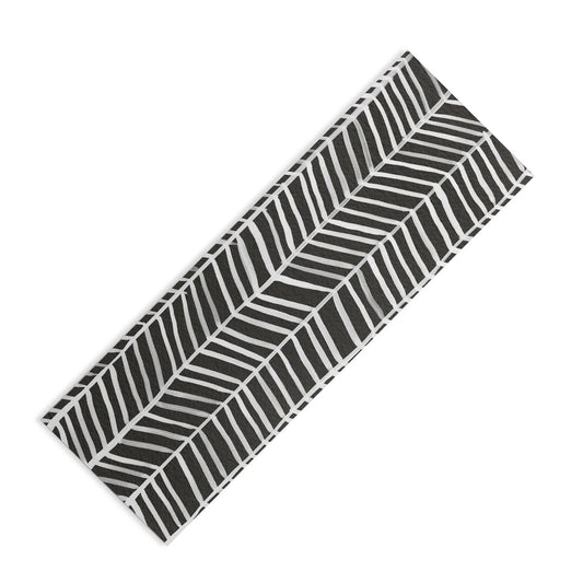 Herringbone Black Yoga Mat