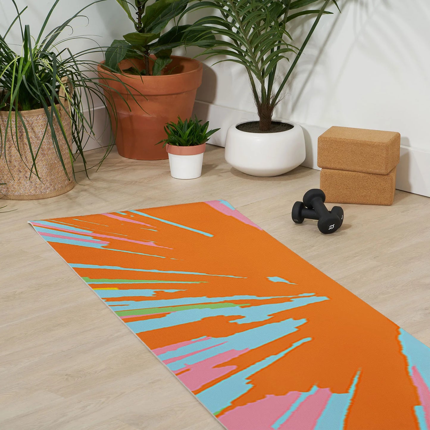 Pin Wheel Yoga Mat