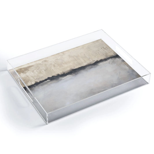 Decadent Morning Acrylic Tray - Medium w/Handles