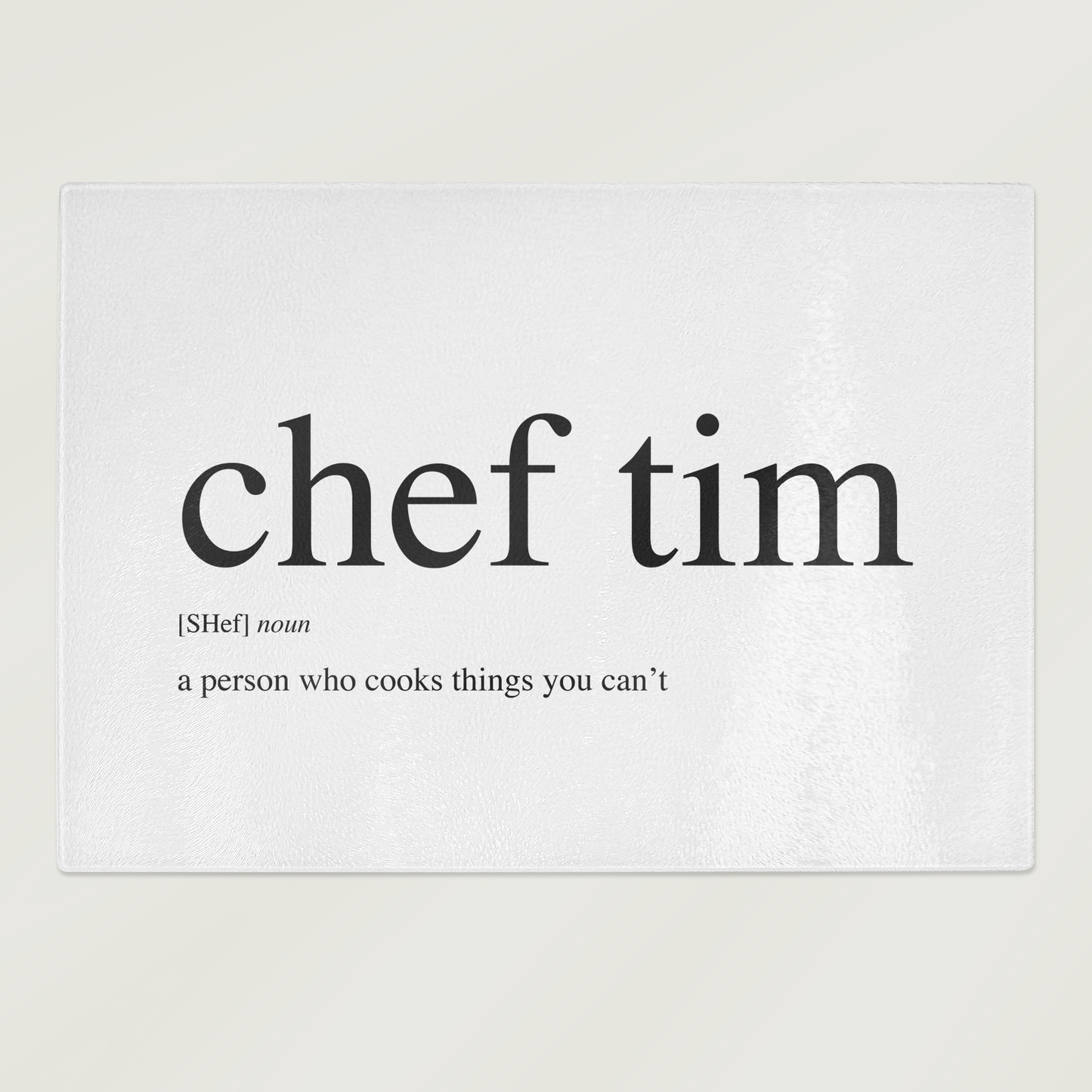 Chef Cutting + Presentation Board