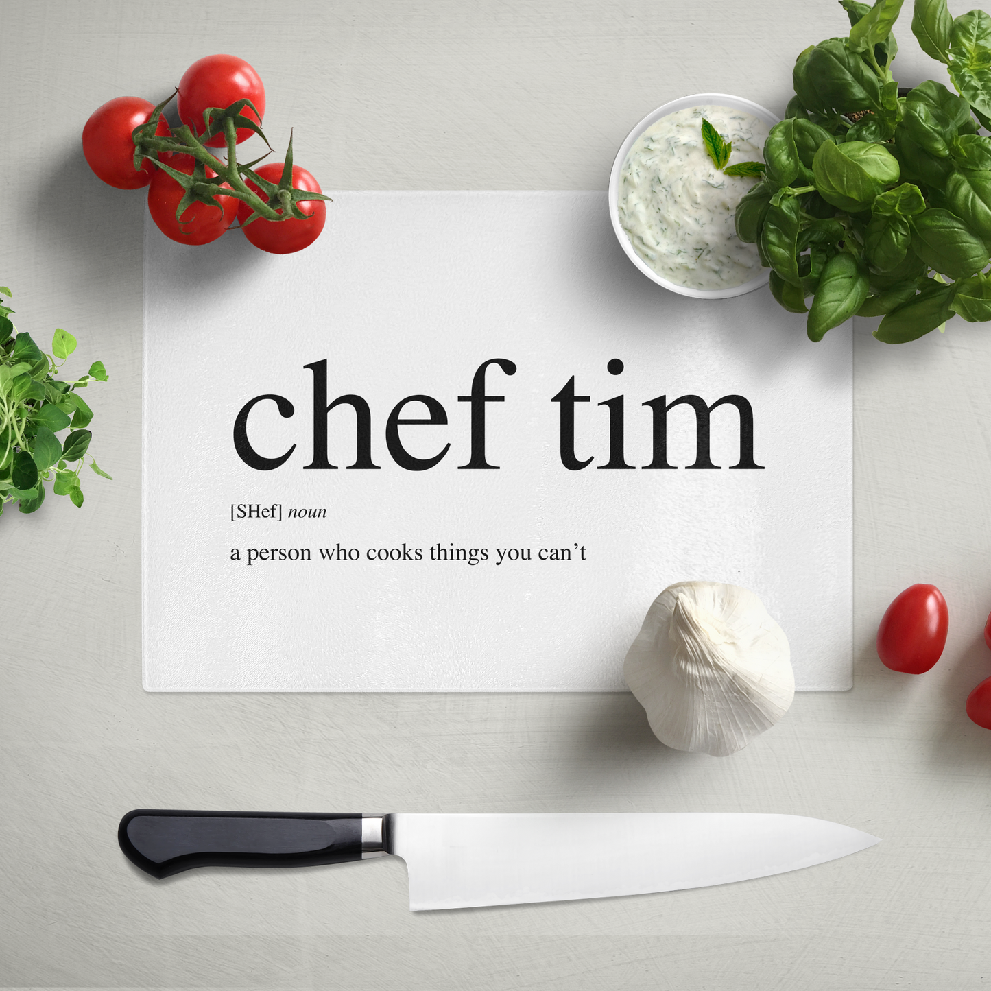 Chef Cutting + Presentation Board