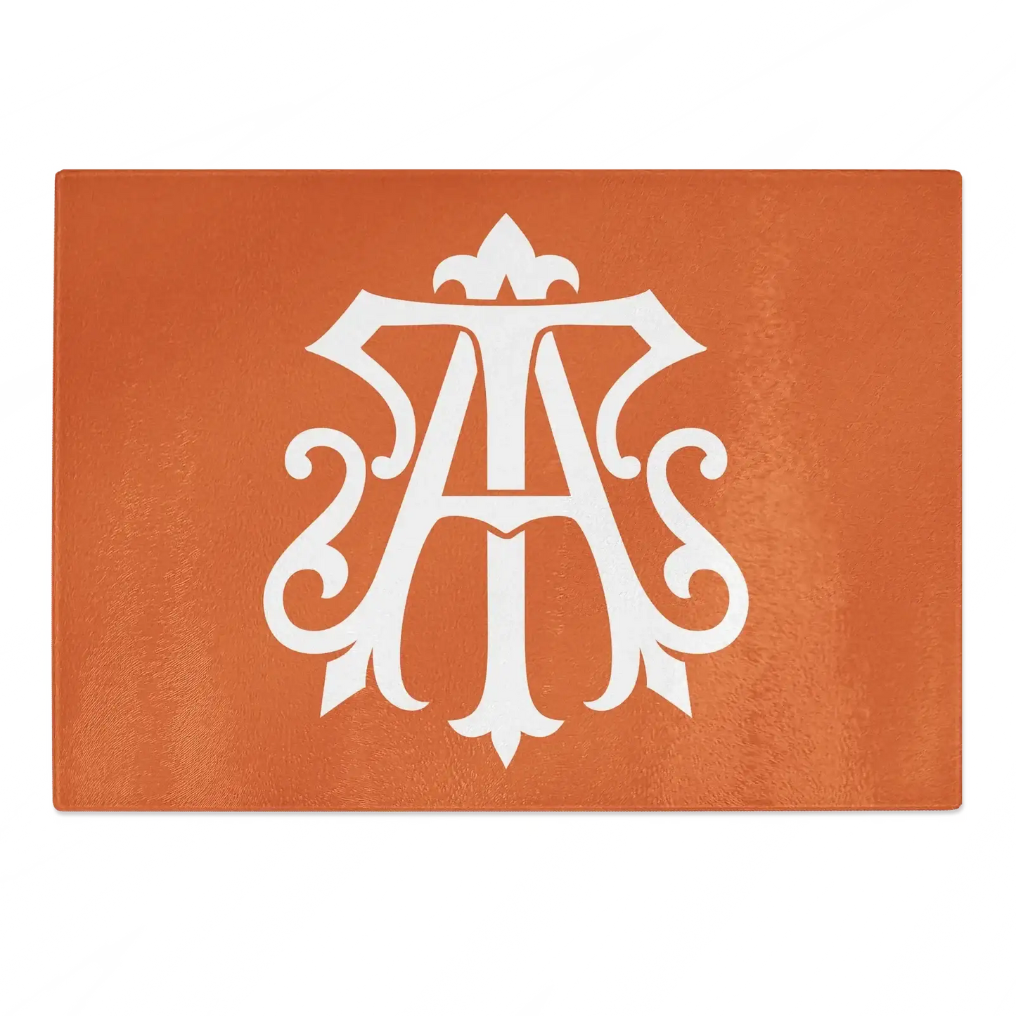 Orange Cutting + Presentation Board - 2 Letter Monogram