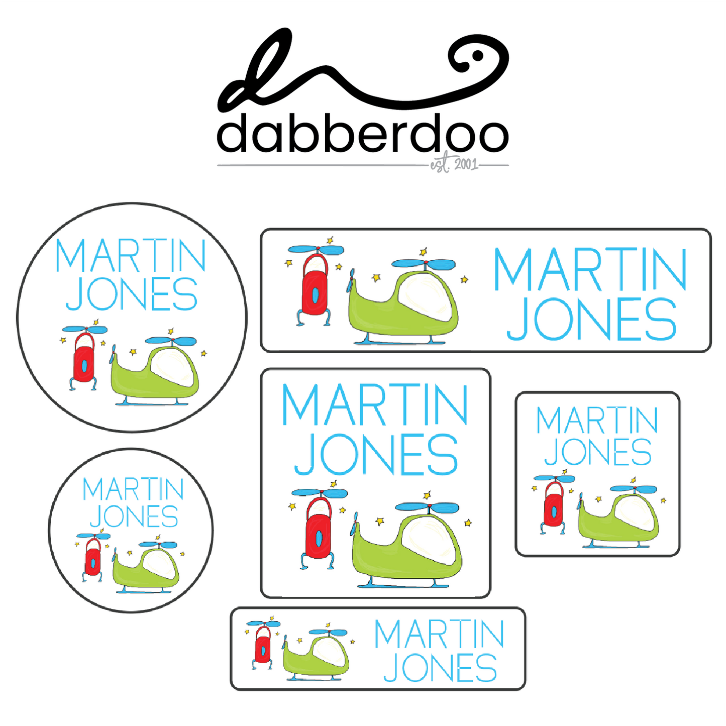 Helicopters ID Labels