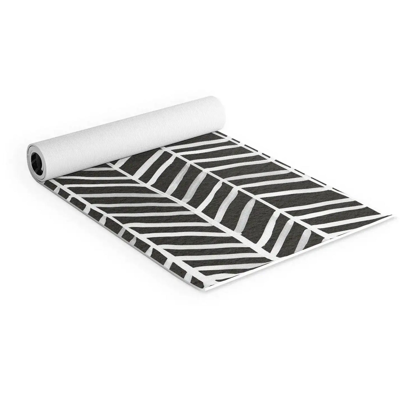 Herringbone Black Yoga Mat