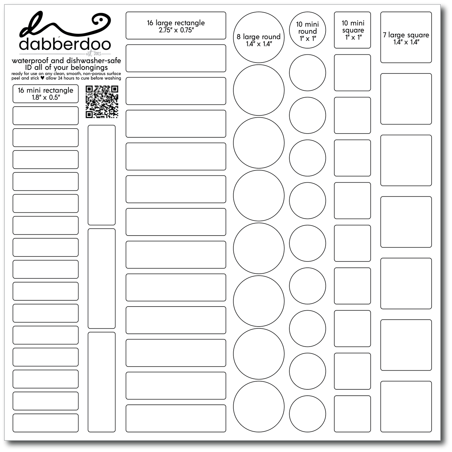 Green Gator ID Labels